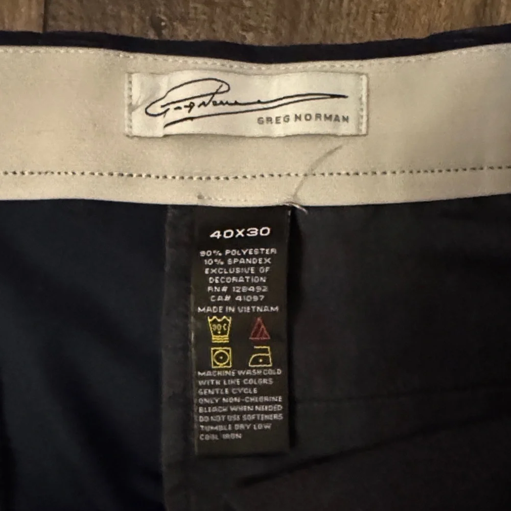 Greg Norman Collection Men's Dark Golf Pants